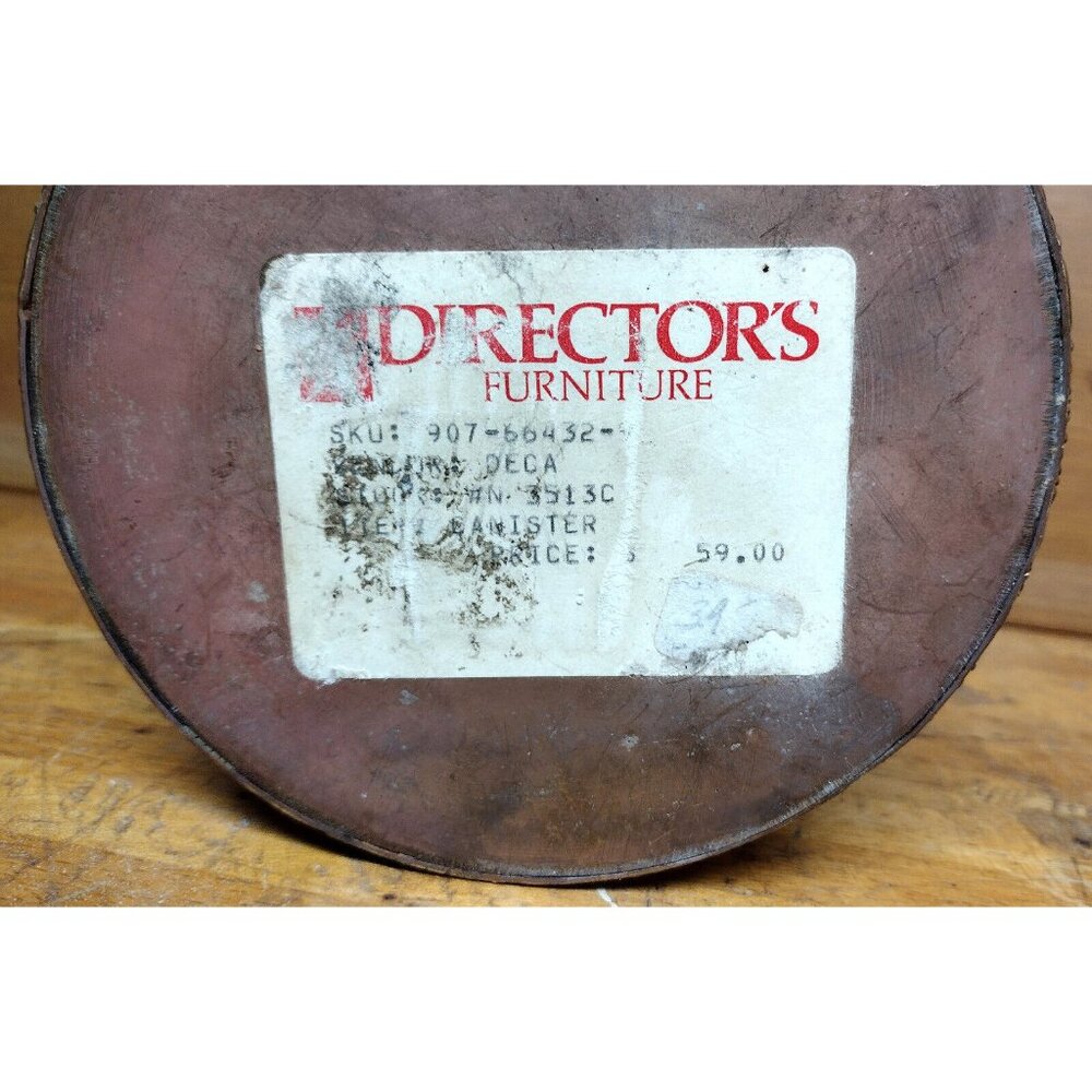 Vintage Hand Crafted Brass Canister - Picture 3 of 5